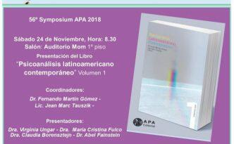Presentacion del libro “Psicoanálisis Latinoamericano Contemporáneo. Volumen 1