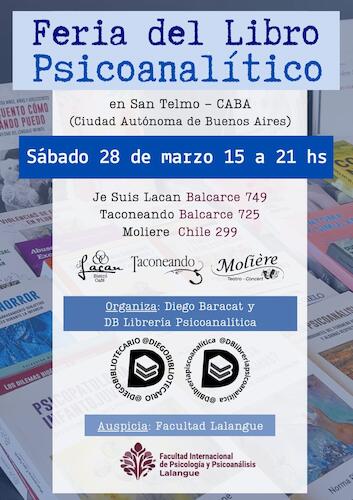 1º Feria del Libro Psicoanalítico 2026