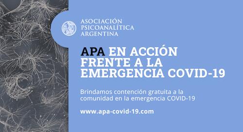 APA en acción frente a la emergencia COVID-19