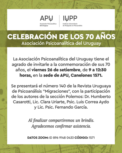 Celebración de los 70 años APU