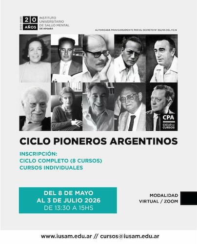 Ciclo: Pioneros del Psicoanálisis