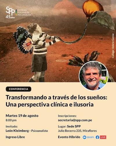 Conferencia: Transformando a través de los sueños: Una perspectiva clínica e ilusoria