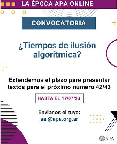 Convocatoria a escribir: La Época 42/43