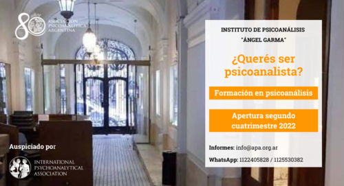 ¿Estás interesado en hacer la formación psicoanalítica en el Instituto de APA?