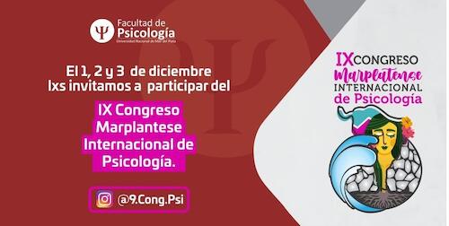IX Congreso Marplatense Internacional de Psicología