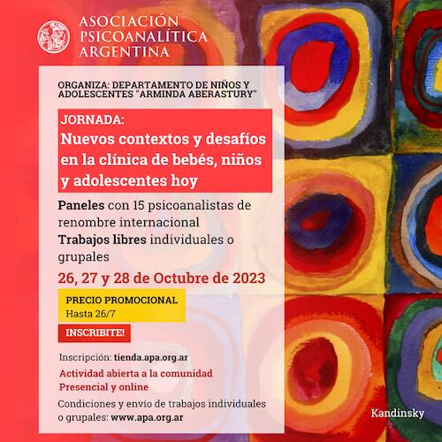 Jornada: Nuevos contextos y desafíos en la clínica de bebés, niños y adolescentes hoy