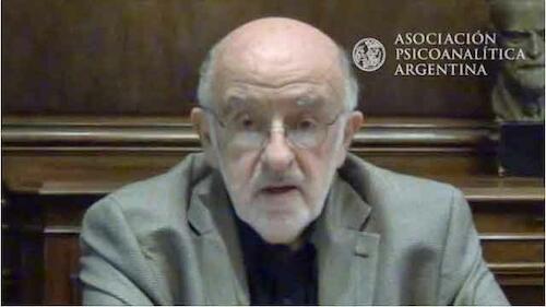 Panel: “Clínicas psicoanalíticas a partir de Freud”. Dr. José Treszezamsky (APA)