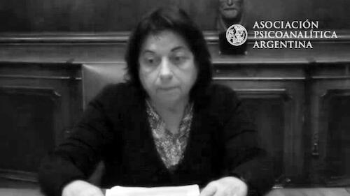 Panel: Vicisitudes de lo temprano en el Edipo. Dra. Liliana Denicola (APA)