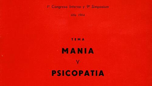 IX Simposio - Manía y Psicopatía