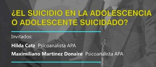 ¿El suicidio en la adolescencia o el adolescente suicidado?