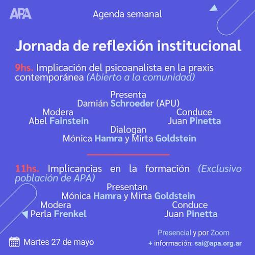 Jornada de reflexión institucional