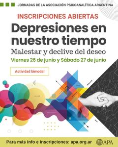 Jornadas Depresiones en nuestro tiempo