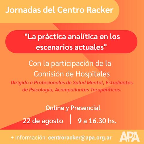 "La práctica analítica en los escenarios actuales"