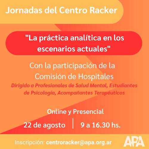 "La práctica analítica en los escenarios actuales"